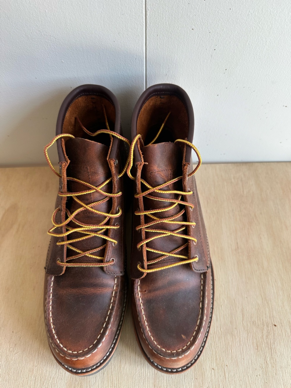 Red Wing Porter Moc Boots Color: Copper Rough & Tough Size 10 Women